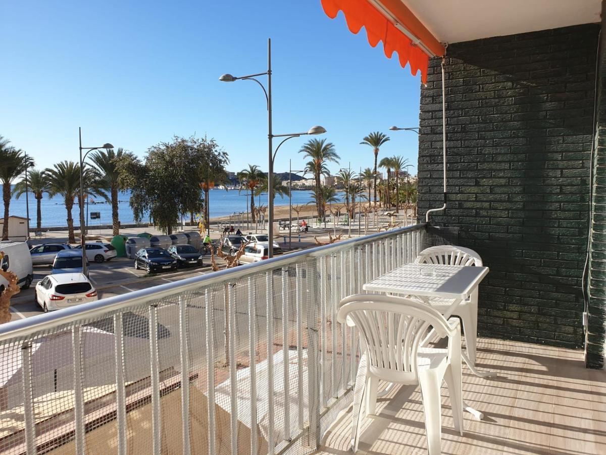Vistas Al Mar Desde La Playa De El Rihuete En Puerto De Mazarron Leilighet Eksteriør bilde